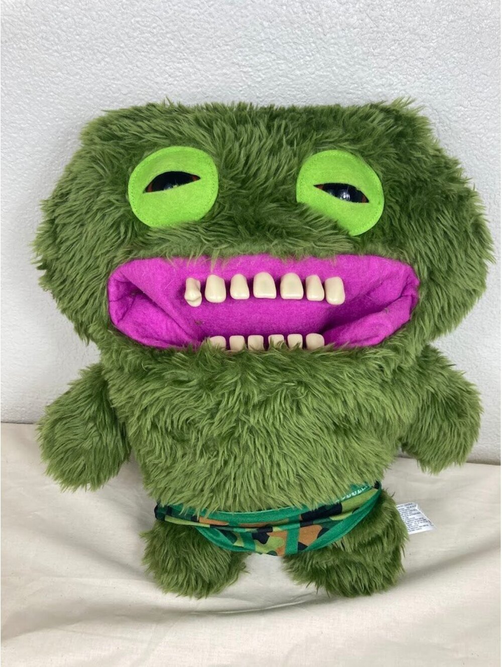 ZURU Fuggler Green Monster “Chuckles” Plush 16 Inch